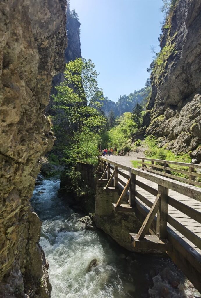 Eine der schönsten Stellen der Kundler Klamm Wanderung